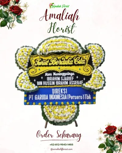 Papan Bunga Duka di Srengseng