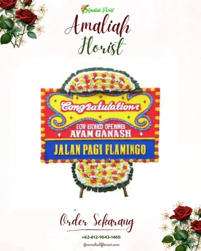 Bunga Papan Congratulation di Srengseng